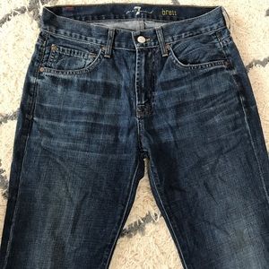 7 for all Mankind wide leg jeans. Size 29.